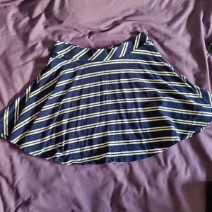 Striped High Waist Skirt